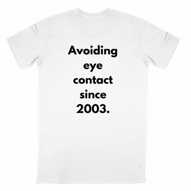 Avoiding eye contact