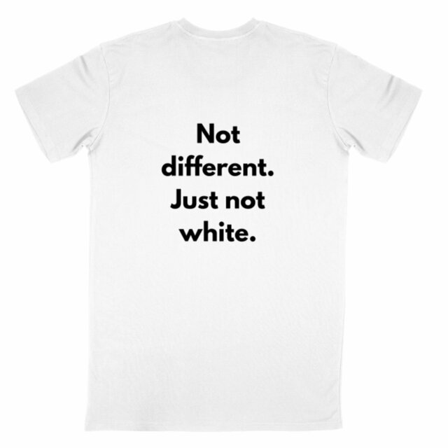 Not different. Just not white.
