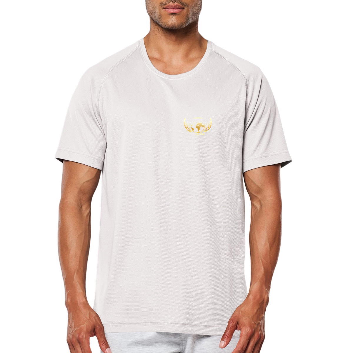 Image front T-shirt AGT de sport recyclé pour homme 