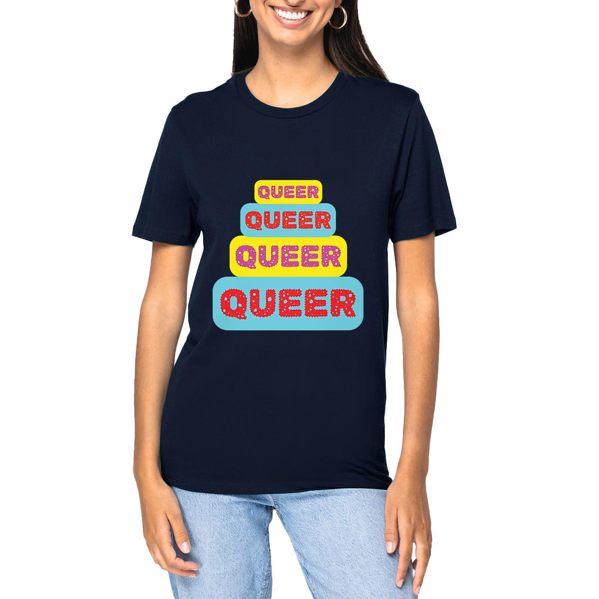 Image front T-shirt Adulte - QUEER