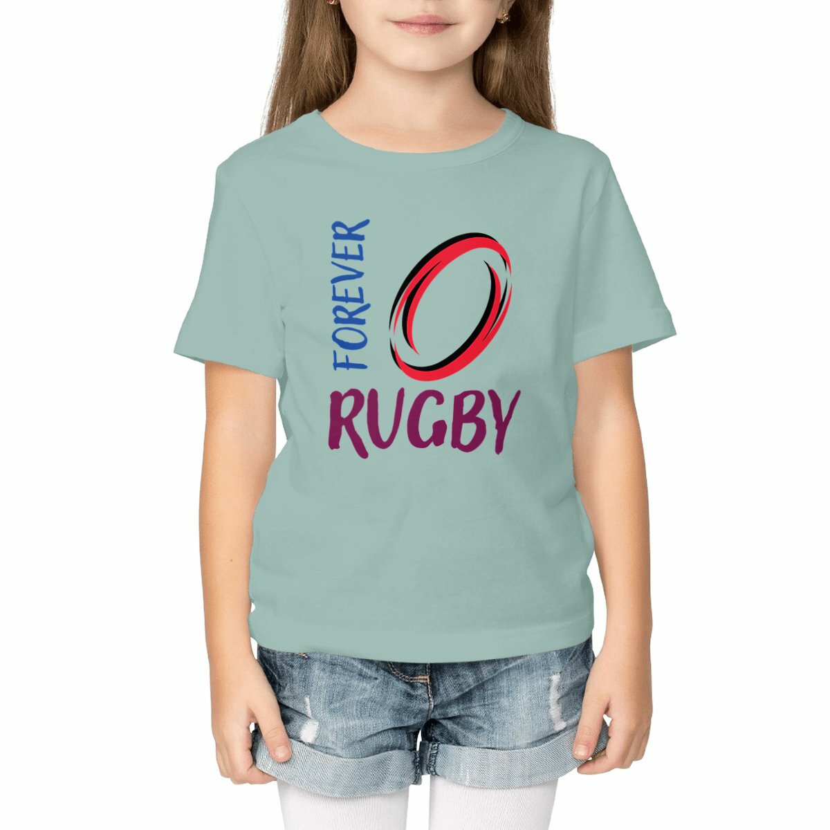 Image front T-shirt Enfant - RUGBY FOREVER