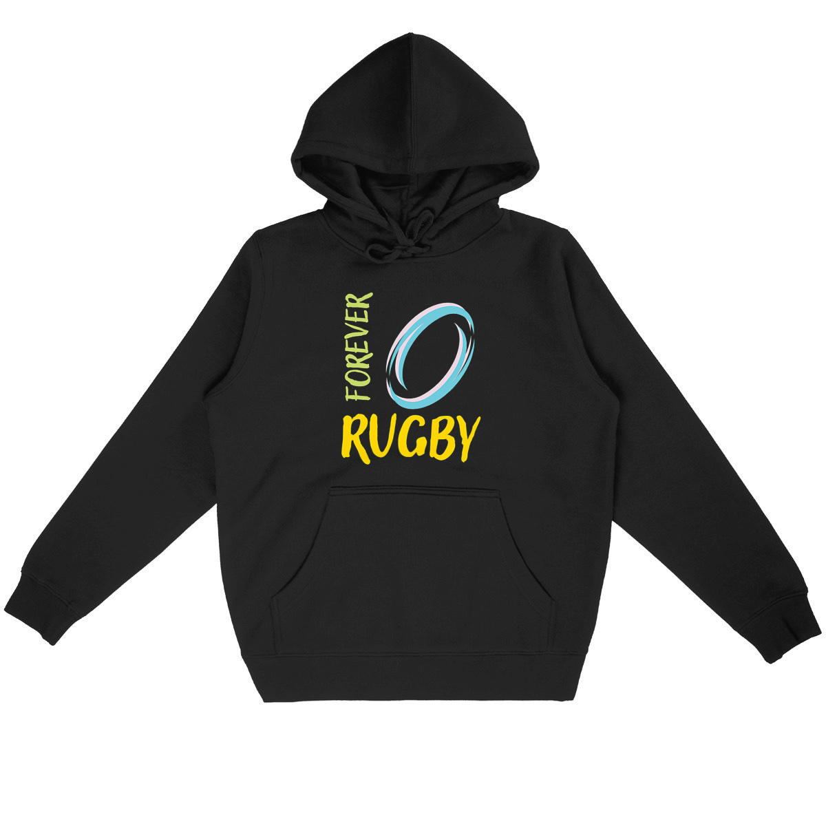 Image back Sweat à capuche Adulte - RUGBY FOREVER