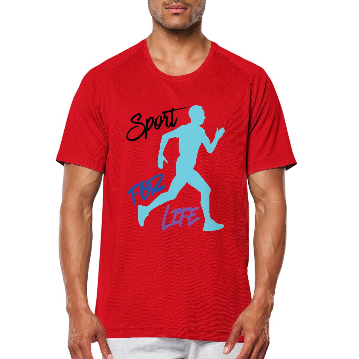Image front T-shirt sport Homme - SPORT FOR LIFE