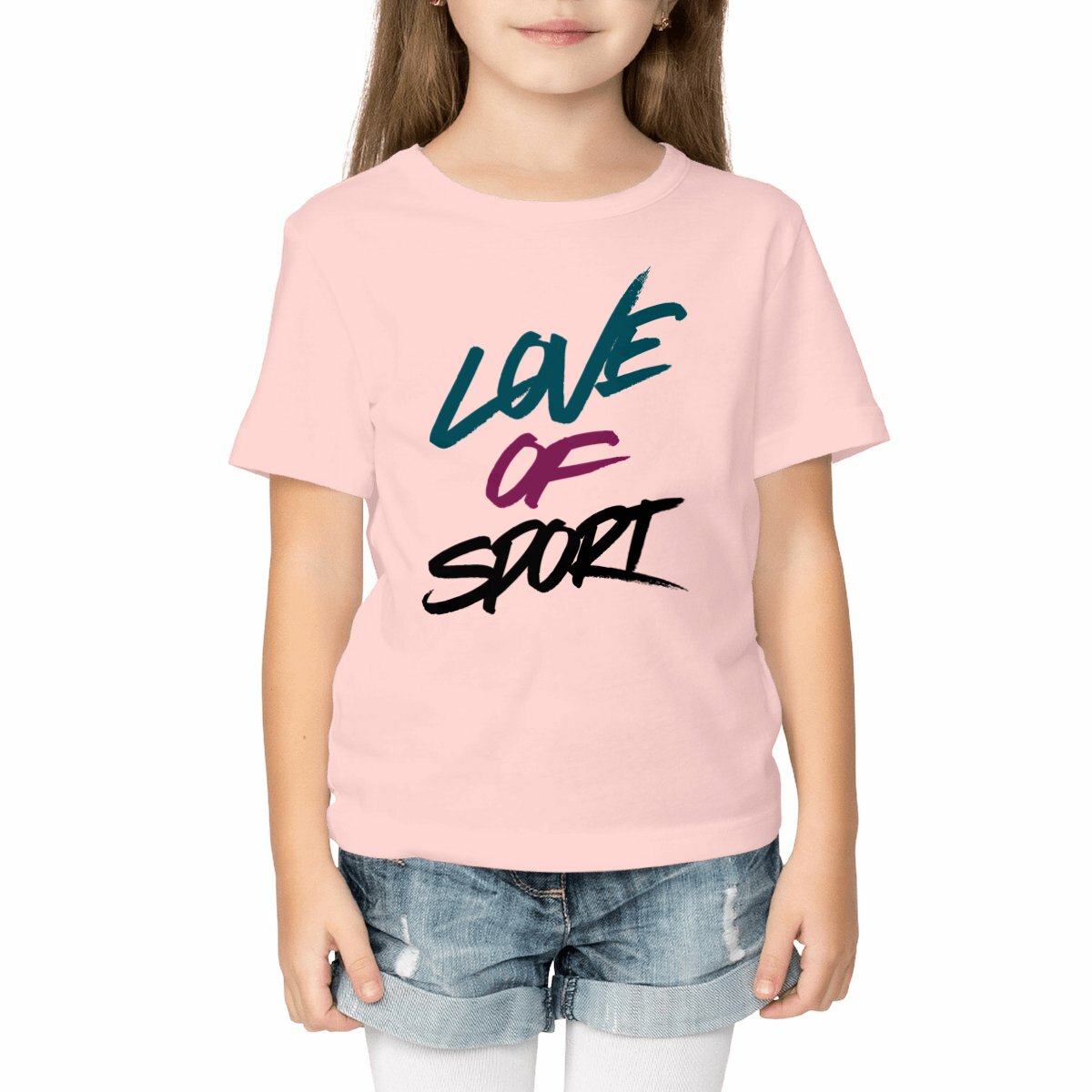 Image front T-shirt Enfant - LOVE OF SPORT