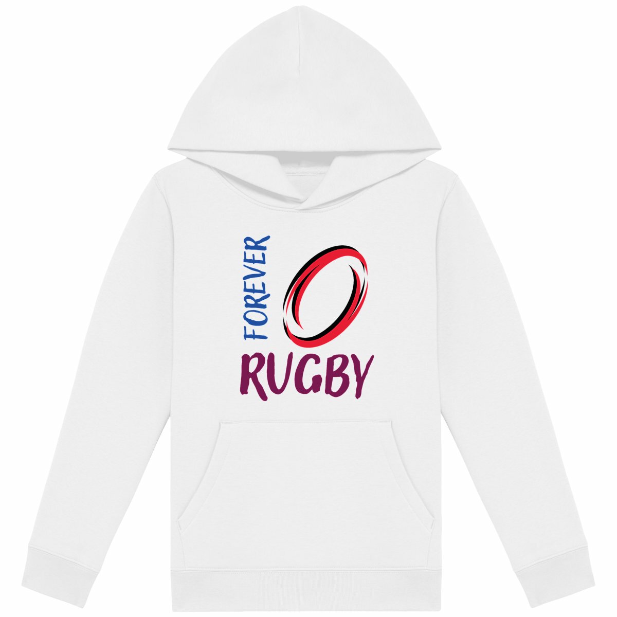 Image back Sweat à capuche Enfant - RUGBY FOREVER