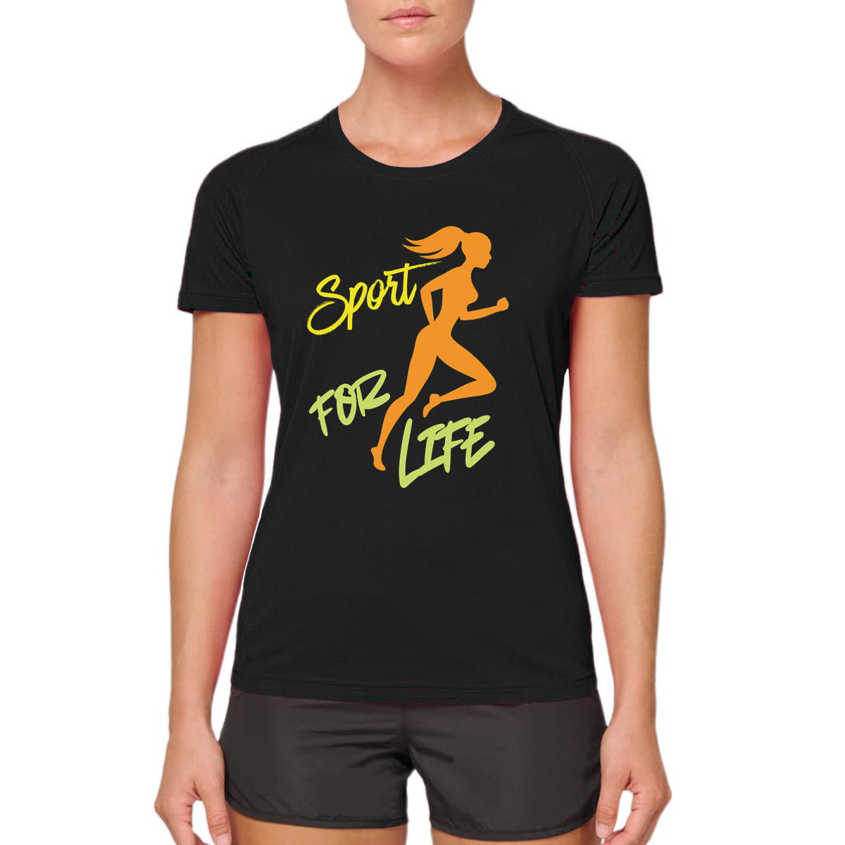 Image front T-shirt sport Femme - SPORT FOR LIFE