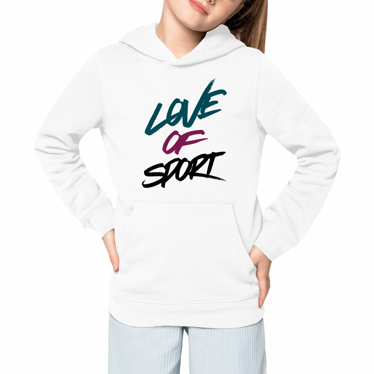 Image front Sweat à capuche Enfant - LOVE OF SPORT