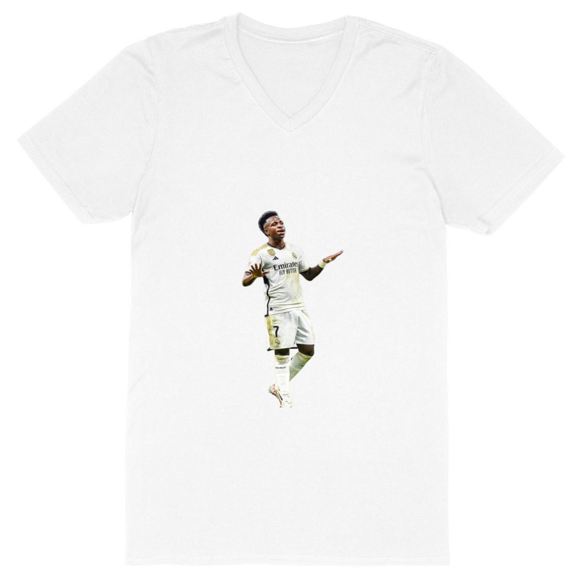 Image back T-shirt Homme Col V