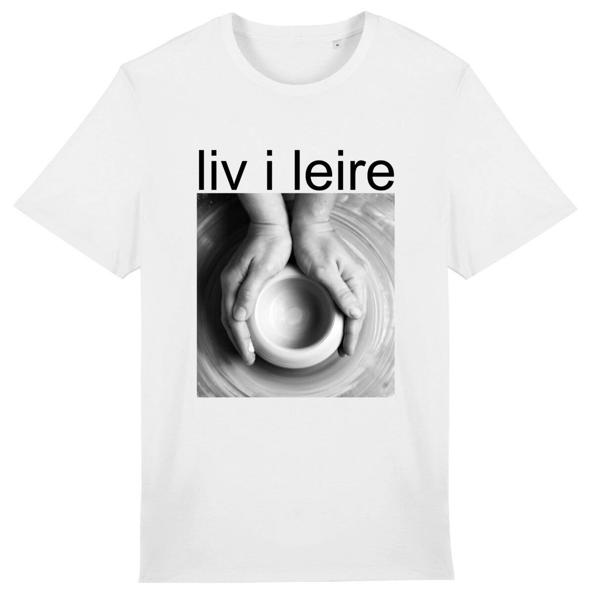 Image front liv i leire t-shirt with picture