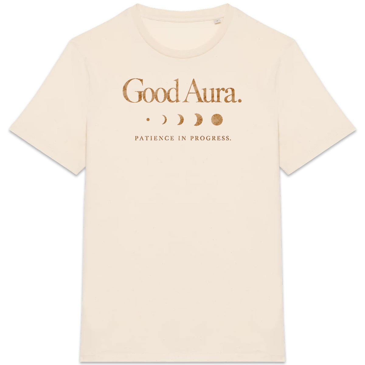 Image back Good Aura. Patience in Progress. Tee