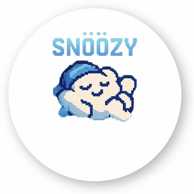 Image front Snöozy Pixel Sticker