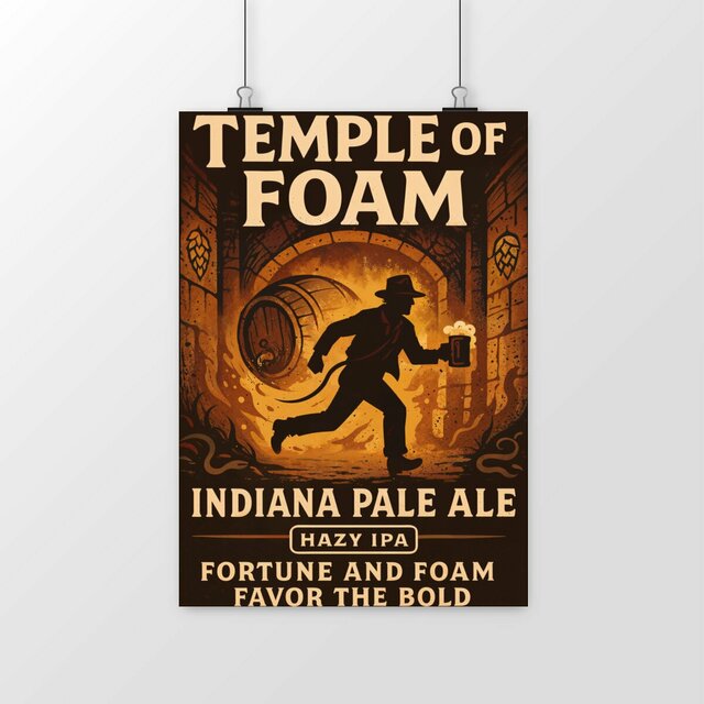 Image front Poster A4 | Temple of Foam