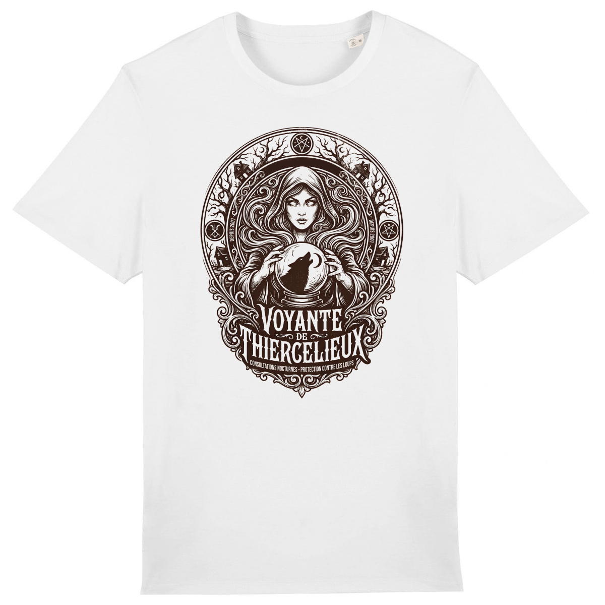 Image front Tee-Shirt Unisexe | Voyante - BWN