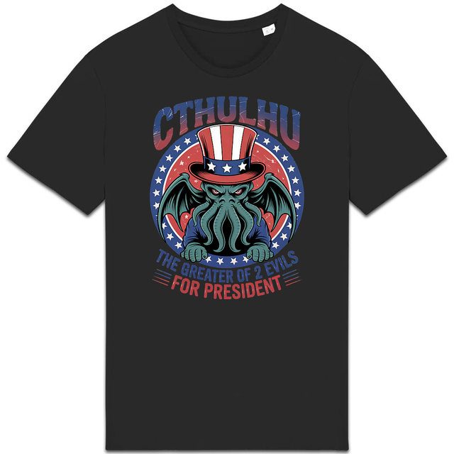 Image back Tee-Shirt Unisexe | Cthulhu for President