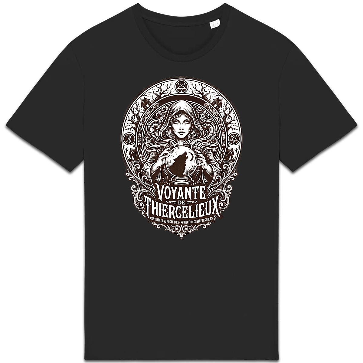 Image front Tee-Shirt Unisexe | Voyante - WHT