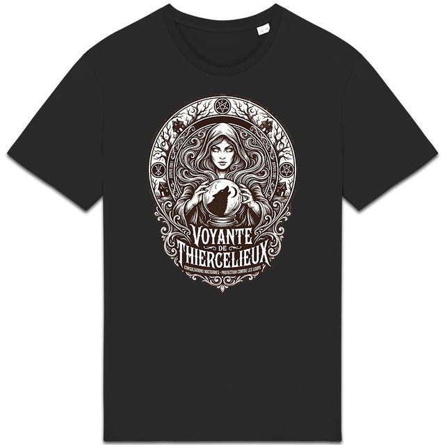 Image front Tee-Shirt Unisexe | Voyante - WHT