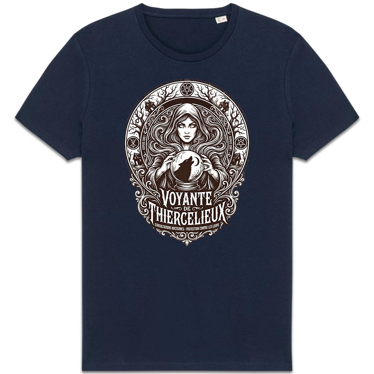 Image back Tee-Shirt Unisexe | Voyante - WHT