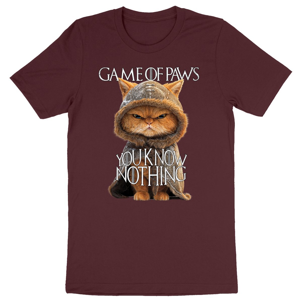 NFTEE25 | T-shirt Unisexe - Game of Paws - You Know Nothing