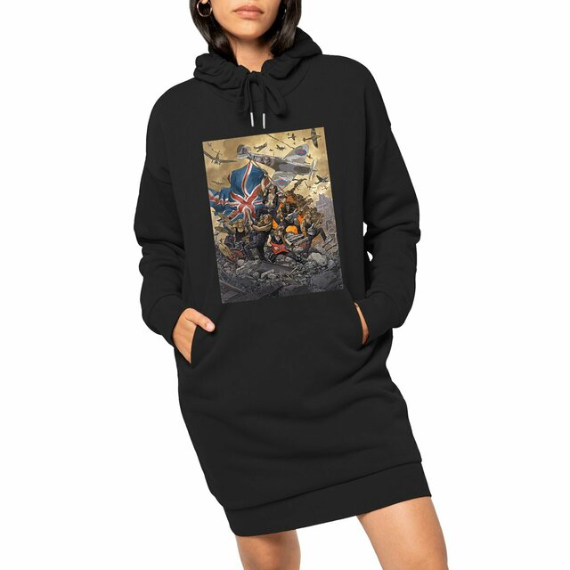 Image front Robe Sweat Femme | Pop-Up ! Iron Guarnido
