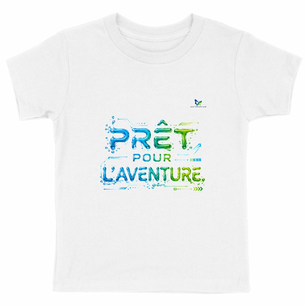 Image back T-shirt enfant - Prêt pour l'aventure
