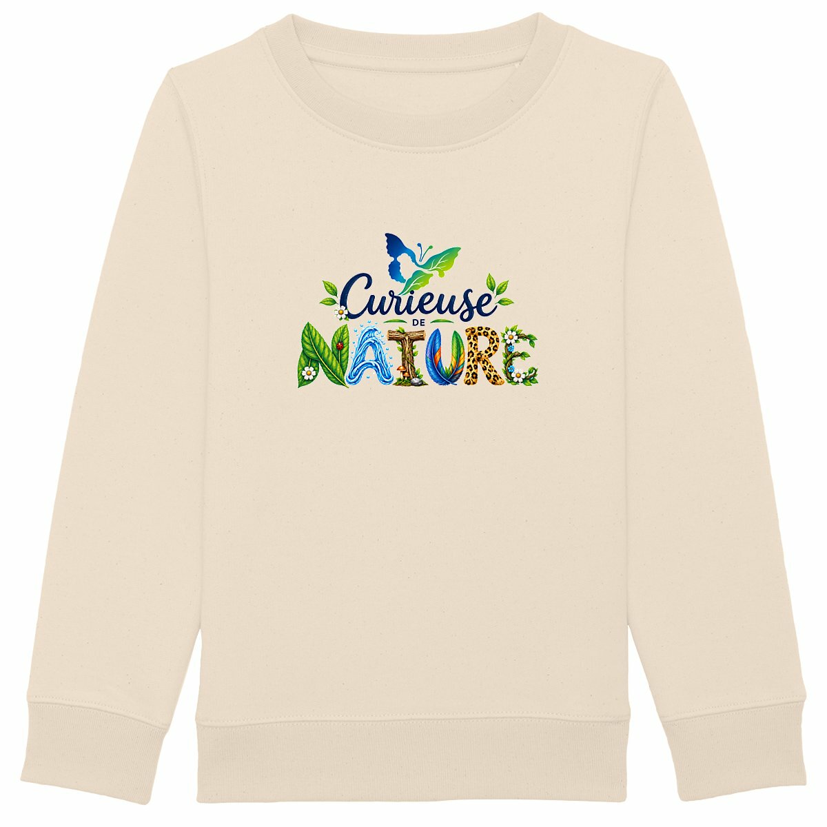Image back Sweat-shirt - enfant - Curieuse de nature
