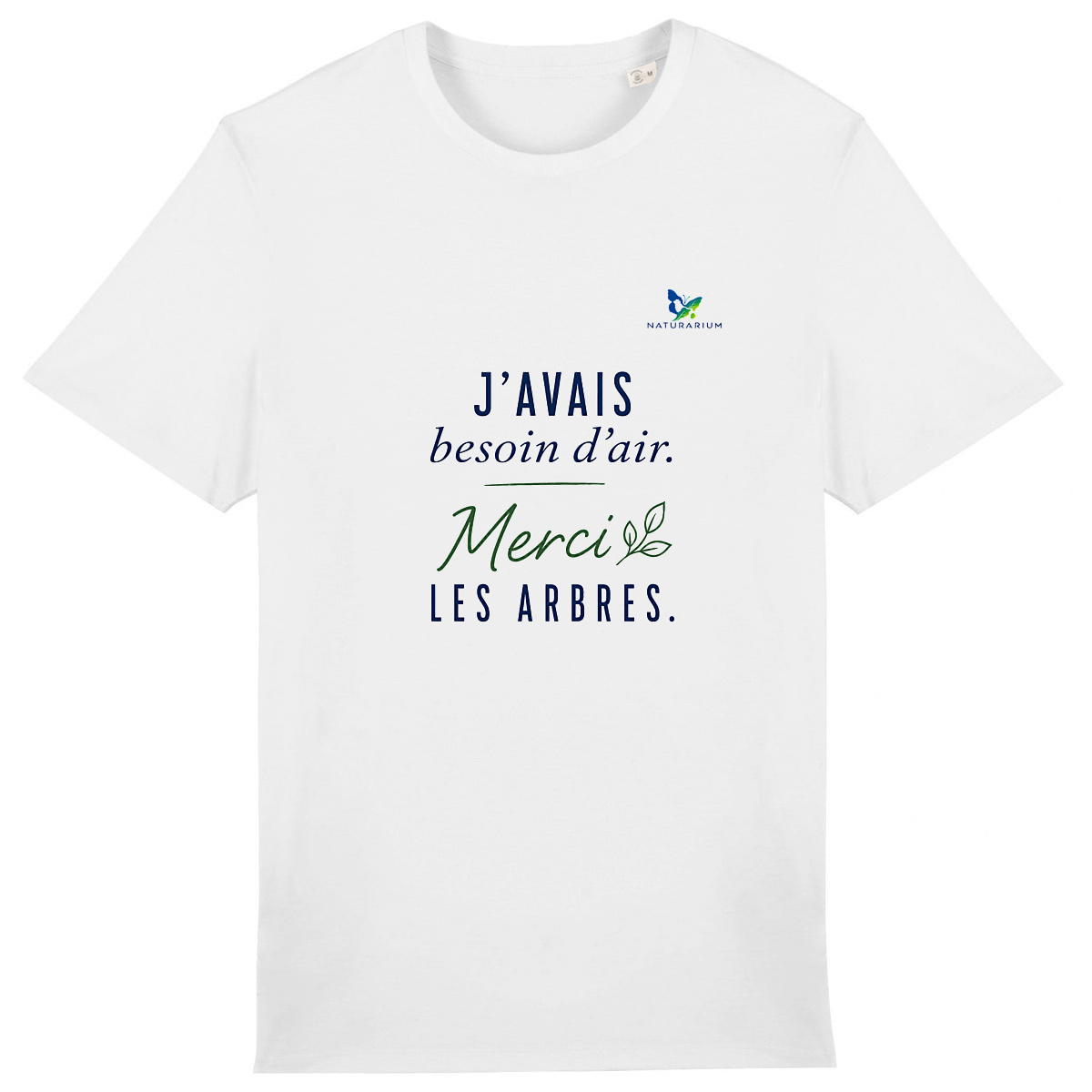Image back T-shirt adulte unisexe - J'avais besoin d'air
