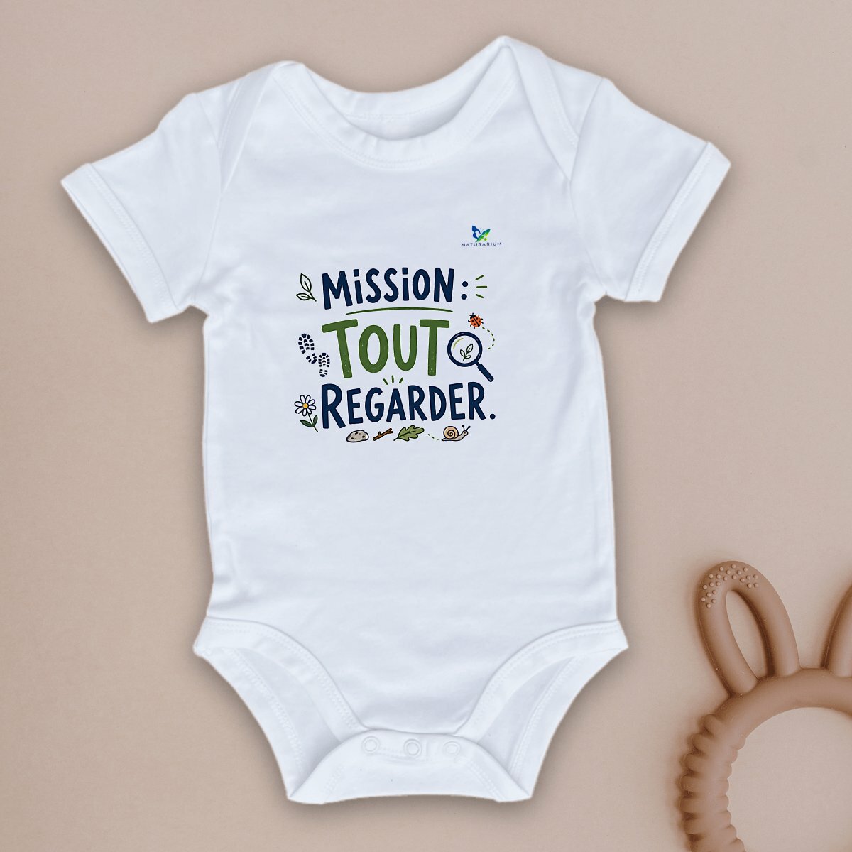 Image front Body bébé - Mission : tout regarder