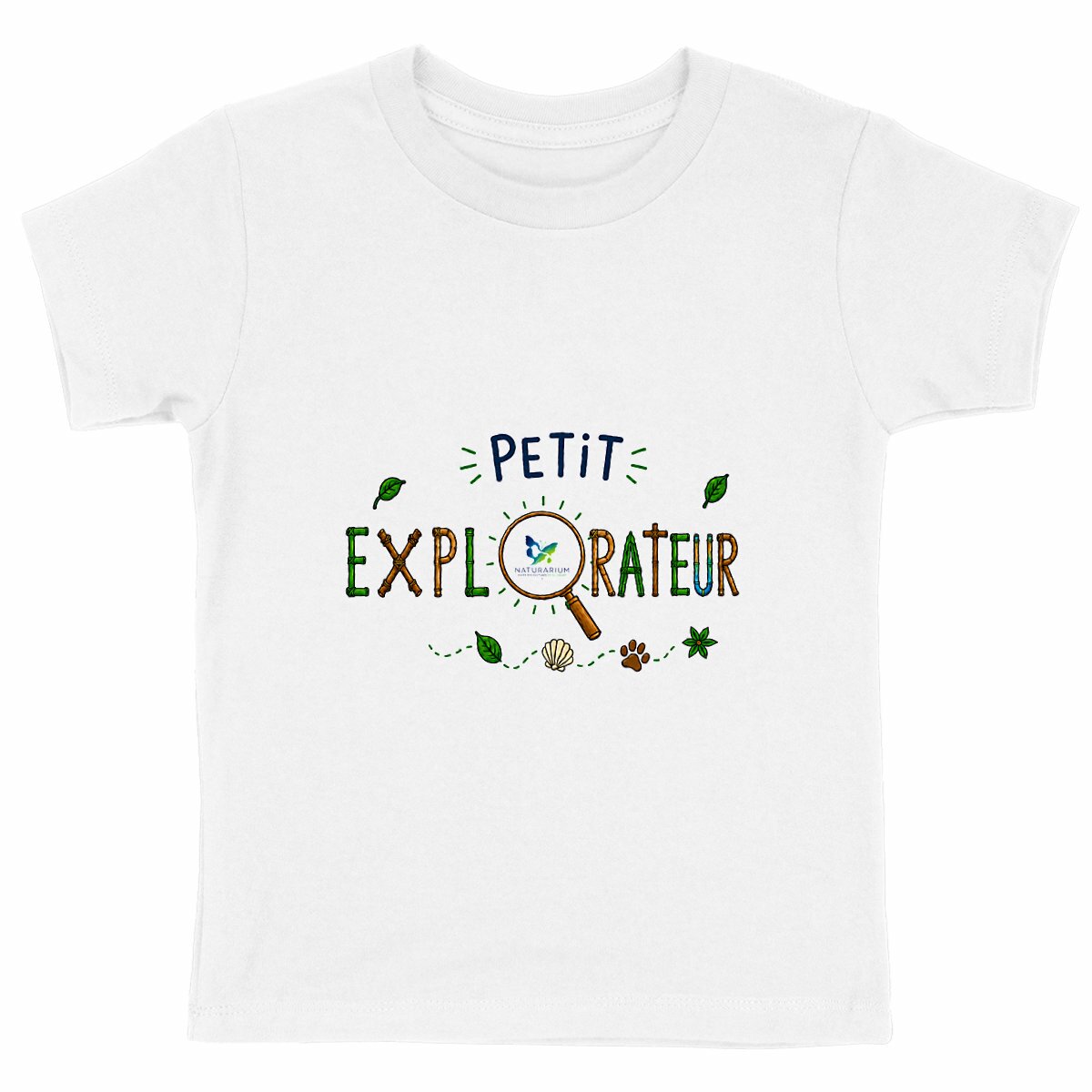 Image back T-shirt enfant - Petit explorateur