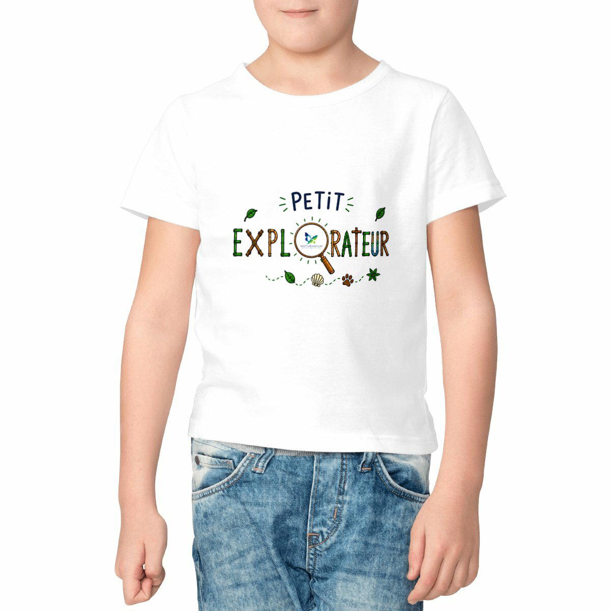 Image front T-shirt enfant - Petit explorateur
