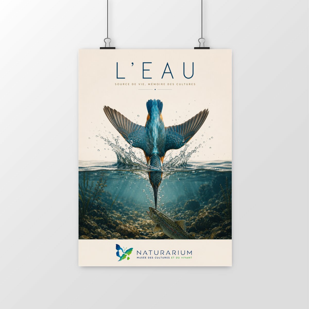 Image front Poster - Martin pêcheur