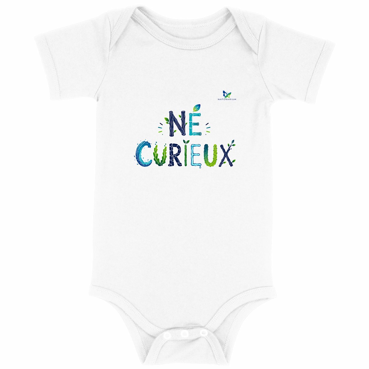 Image back Body bébé - Né curieux