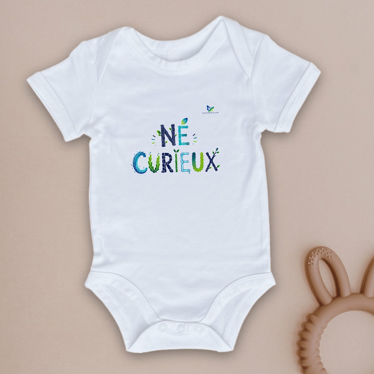 Image front Body bébé - Né curieux