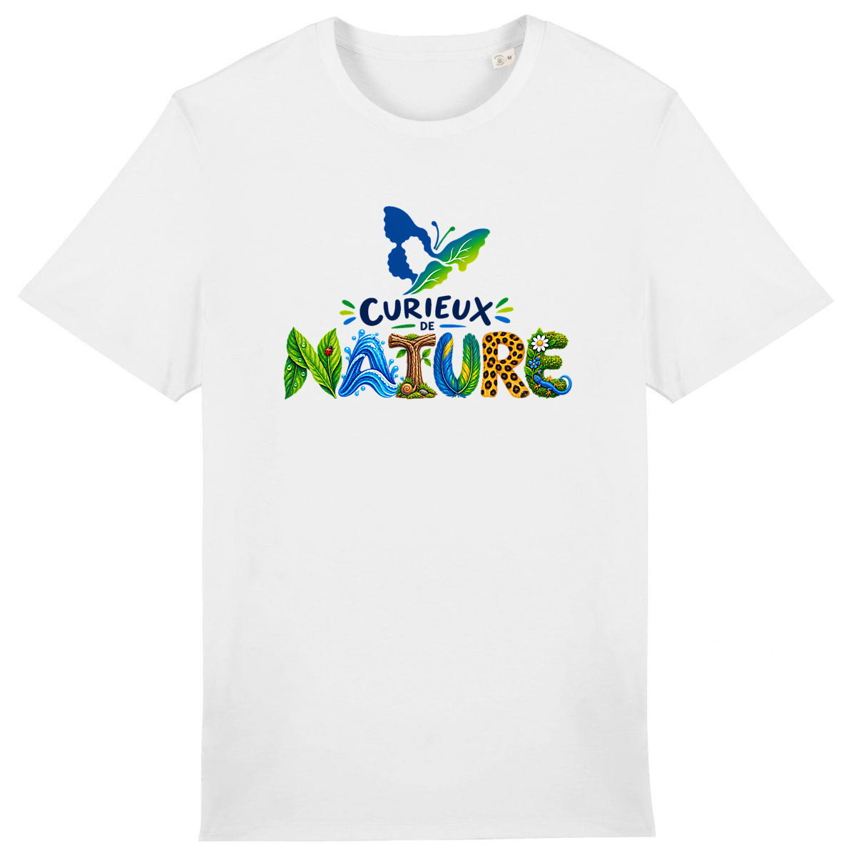 Image back T-shirt Homme - Curieux de nature