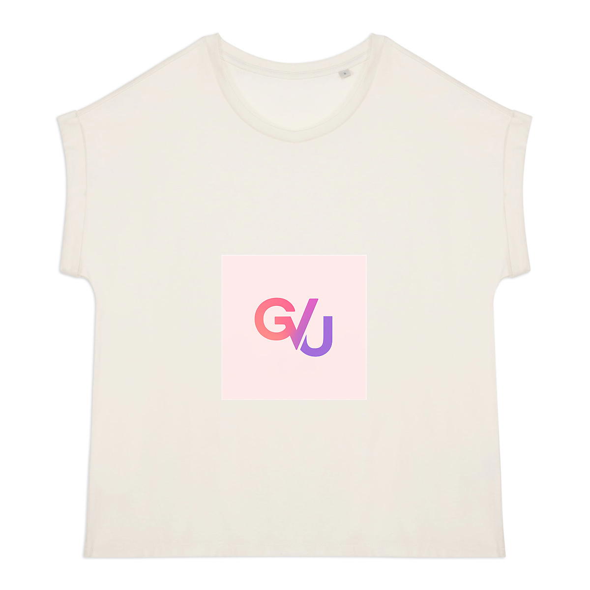 T-shirt femme biologique manches à revers - Style cool et simple - Image