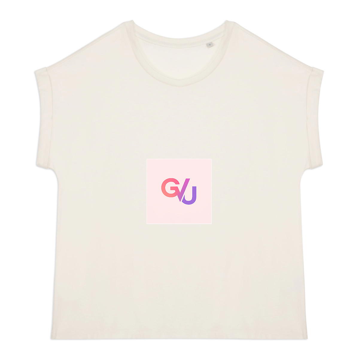 T-shirt femme biologique manches à revers - Style cool et simple - Image