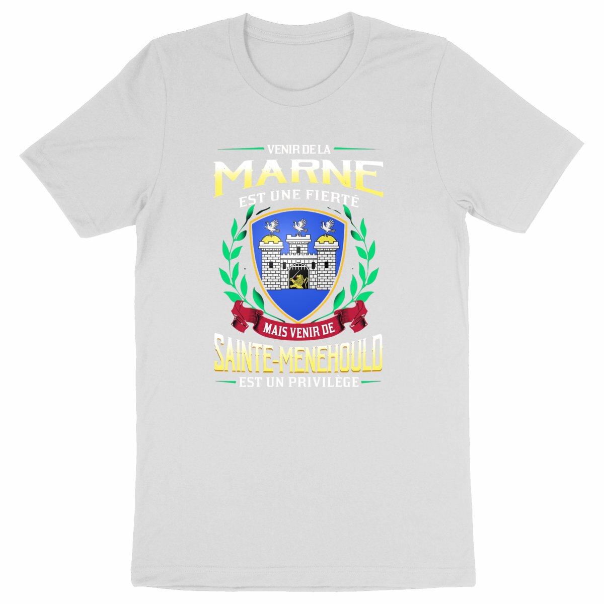 Image back T-Shirt "Venir de Sainte-Menehould"