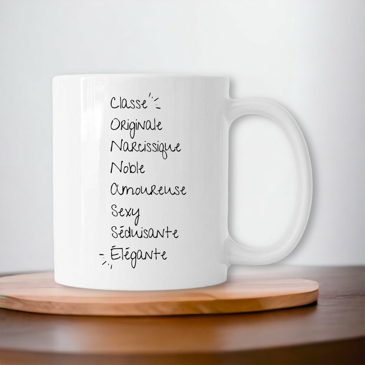 Image front "Connasse" - Tasse