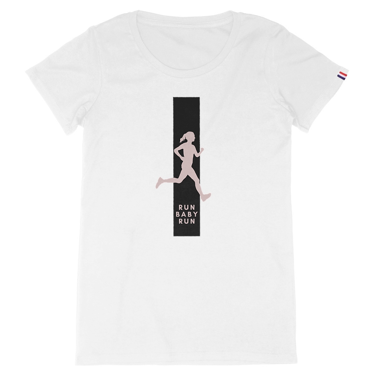 Image back "Run" - T-shirt Femme Made in France