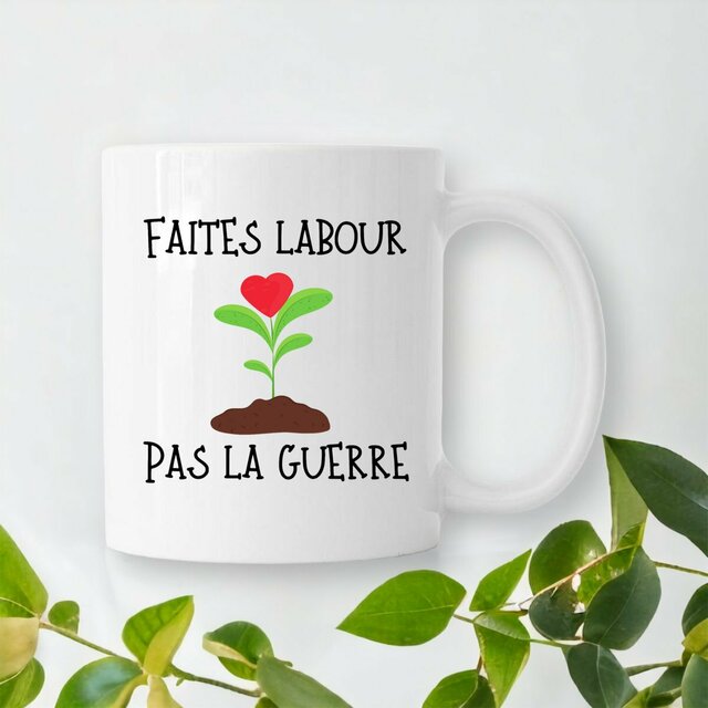 Tasse Proverbe Humour agriculture en Céramique