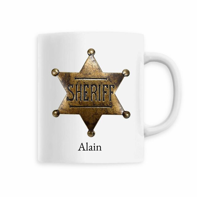 Tasse personnalisée pour les policiers(es) collègues en céramique  - Image