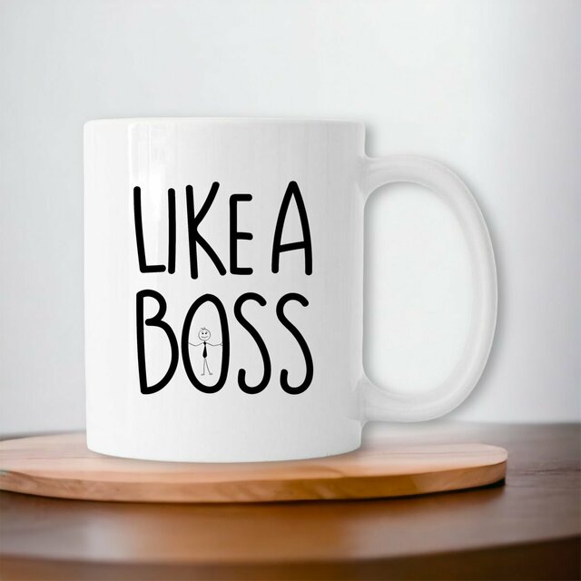 Tasse Patron en Céramique Personnalisable -Mug Humour pour Homme -Idée cadeau 