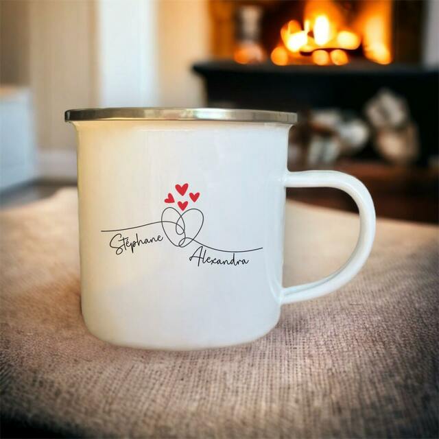 Tasse Personnalisée Couple Amoureux 