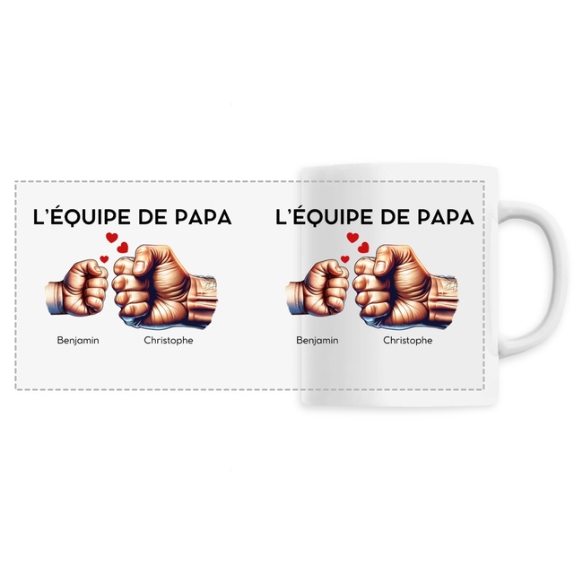 Tasse l'équipe de Papa