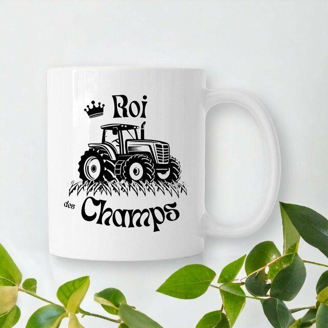 Tasse Humour Papa Agriculteur en Céramique