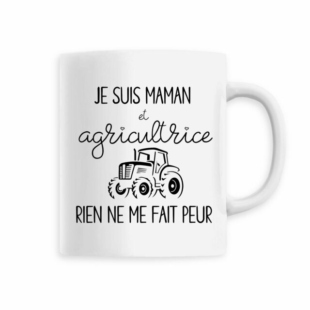 Tasse Humour Maman Agricultrice en Céramique - Image