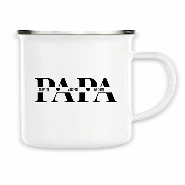 Tasse Papa prénom personnalisé  - Image