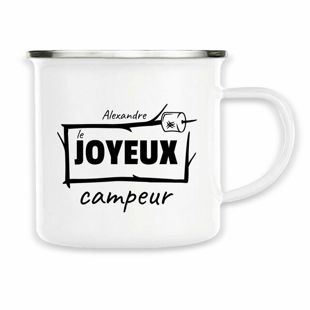 Tasse Joyeux campeur Personnalisé - Image