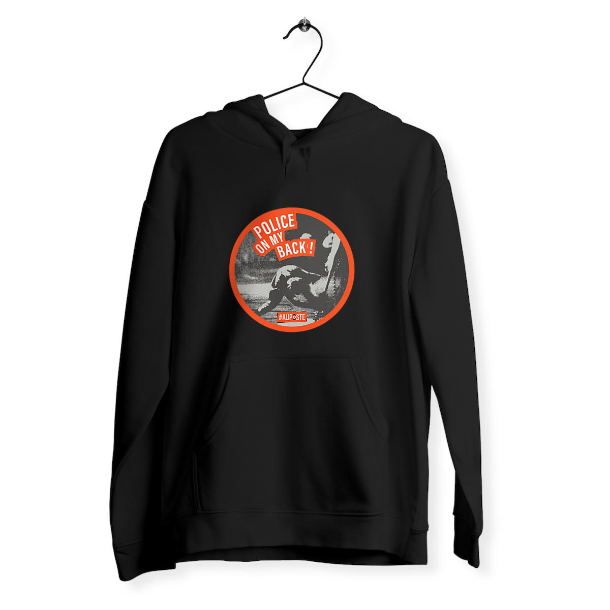 Sweat capuche unisexe Police on my back (face) - Image