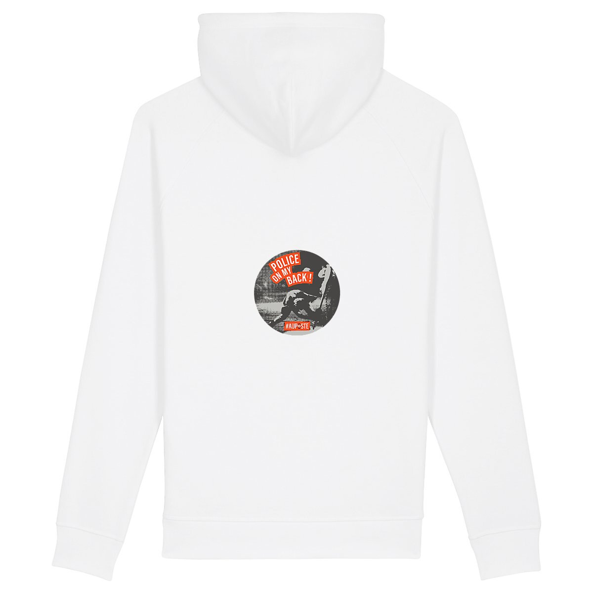 Sweat capuche unisexe Police on my back (dos)