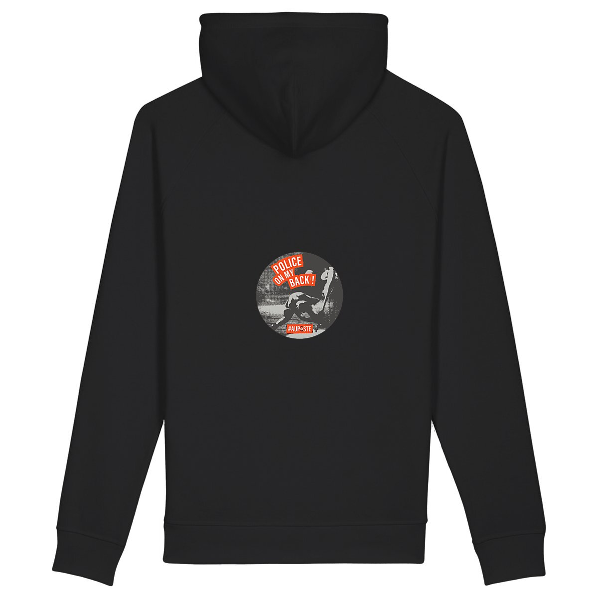 Sweat capuche unisexe Police on my back (dos) - Image